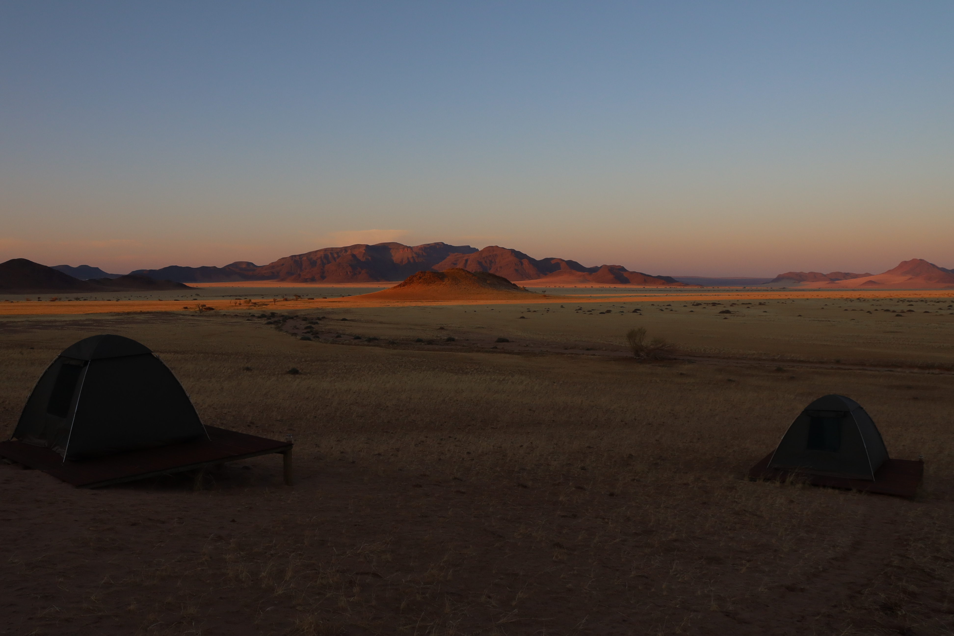 In der Weite der Namibwüste